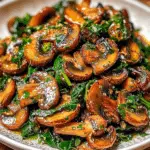 Sautéed Mushrooms with Spinach