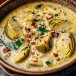 Zesty Tuscan Artichoke Soup