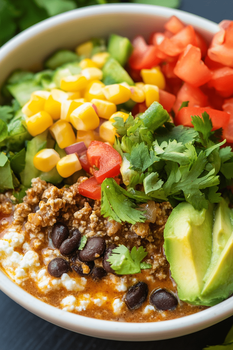 Cottage Cheese Taco Bowl