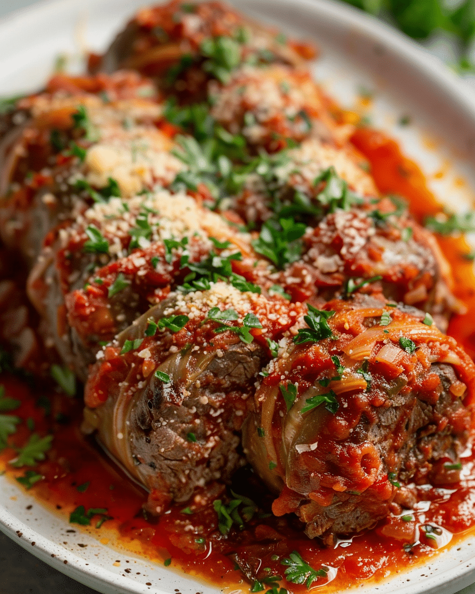Beef Braciole (Involtini) – Traditional Italian Braciole al Sugo