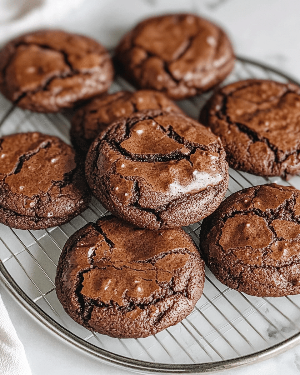 Fudgy Flourless Chocolate Cake Cookies