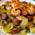 Fried Cabbage with Shrimp & Sausage