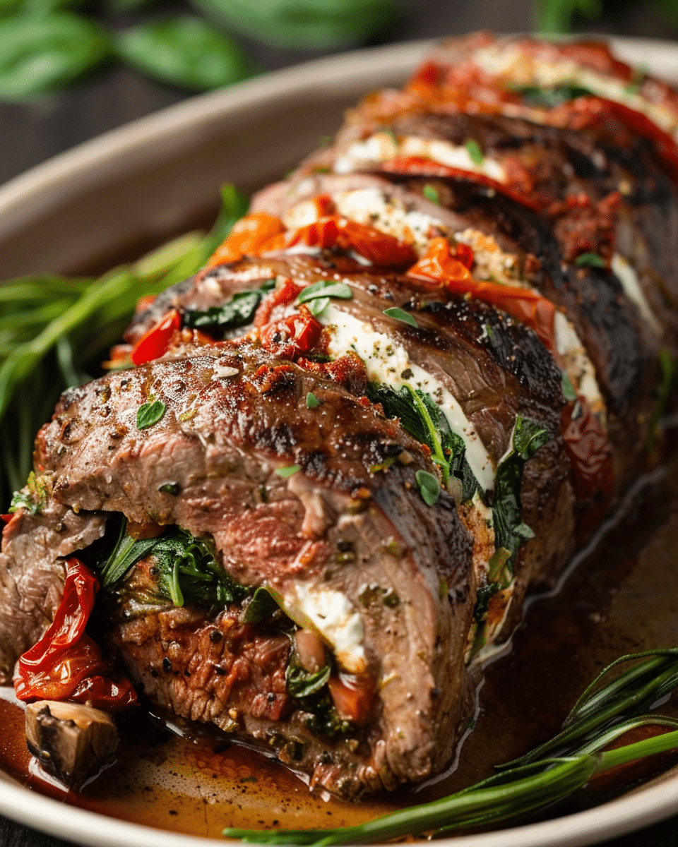 Italian Stuffed Flank Steak