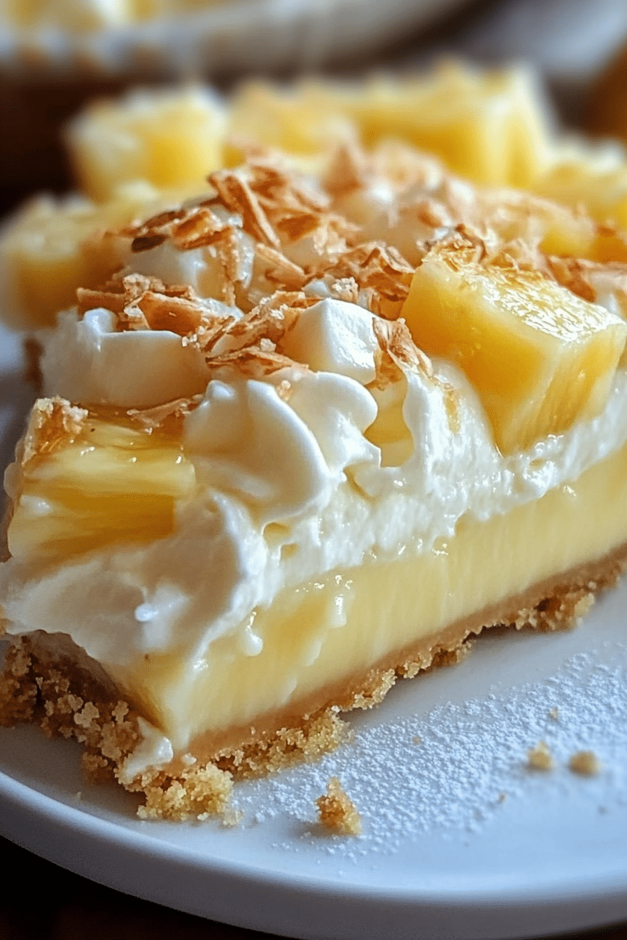 Pineapple Cream Cheese Pie