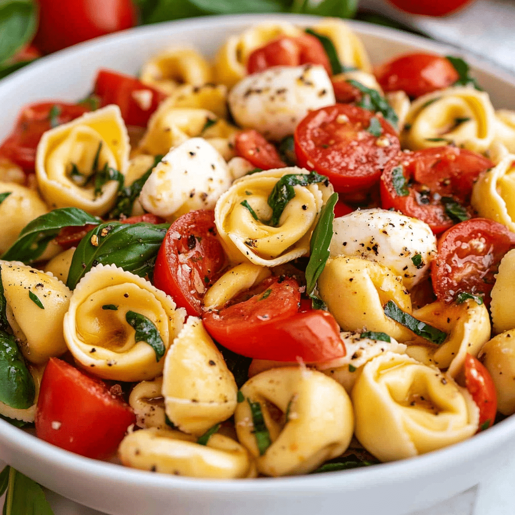 Tortellini Caprese Salad