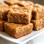 Vegan Cinnamon Chickpea Blondies