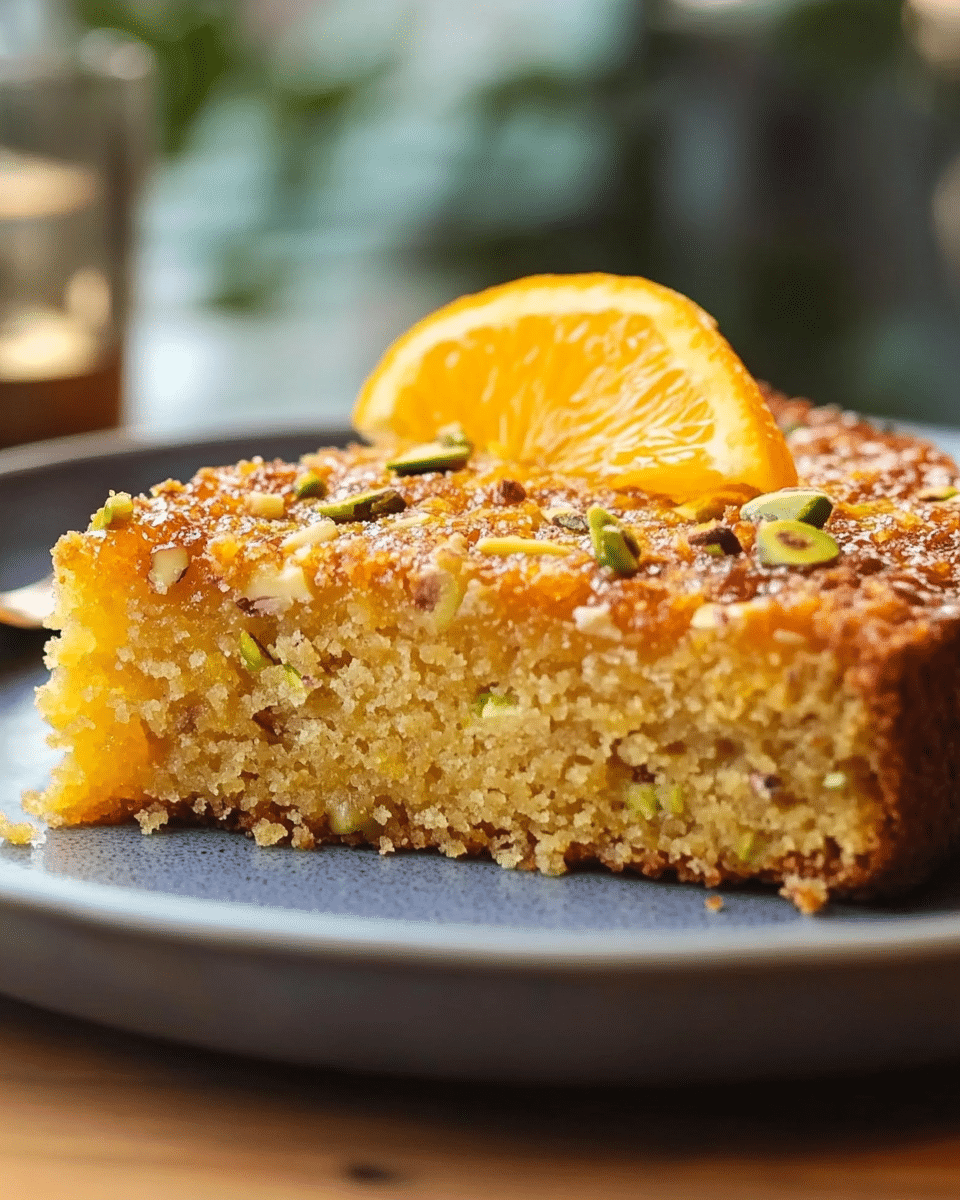 Flourless Orange, Pistachio, and Almond Cake