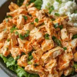 Buffalo Chicken Salad with Cottage Cheese