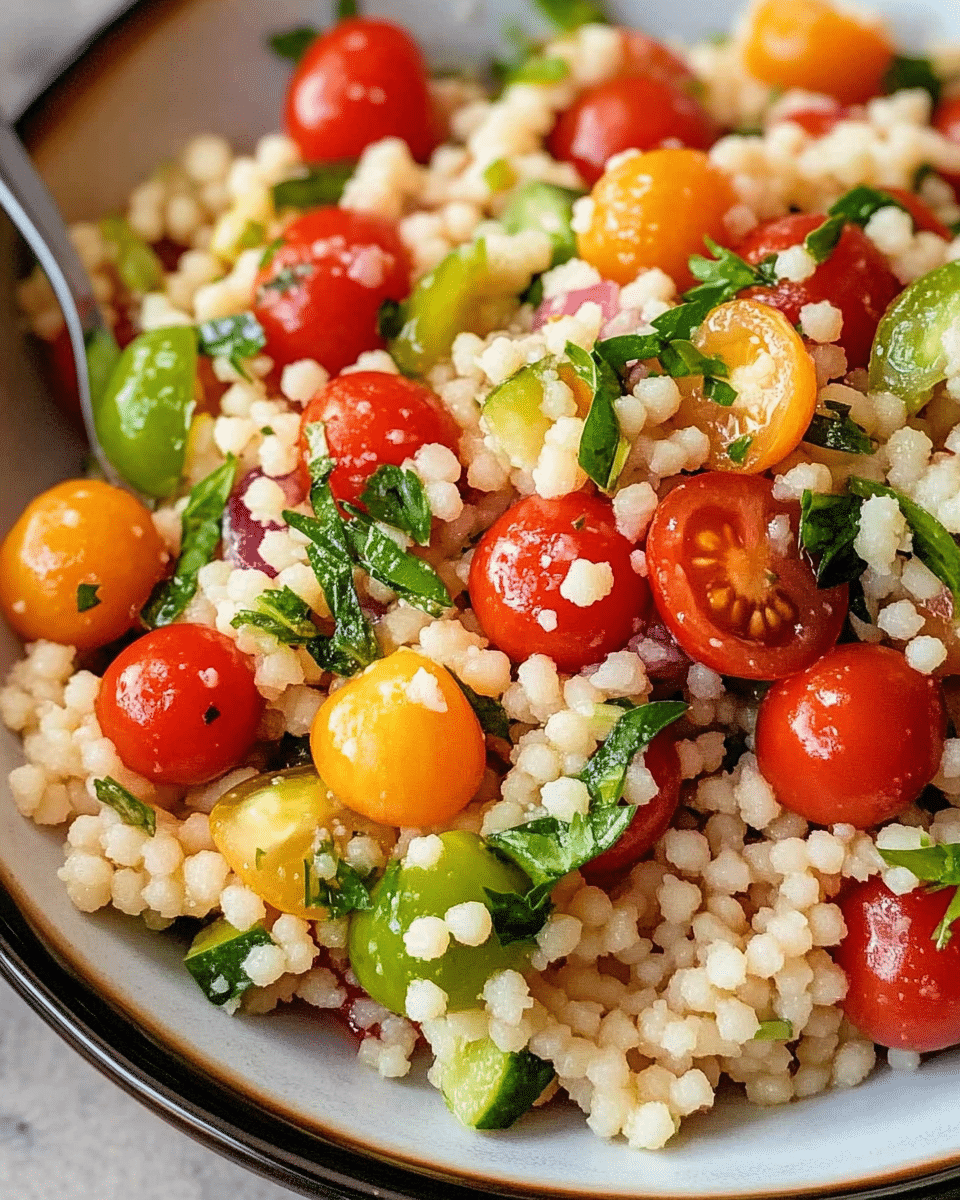 Cherry Tomato Couscous Salad