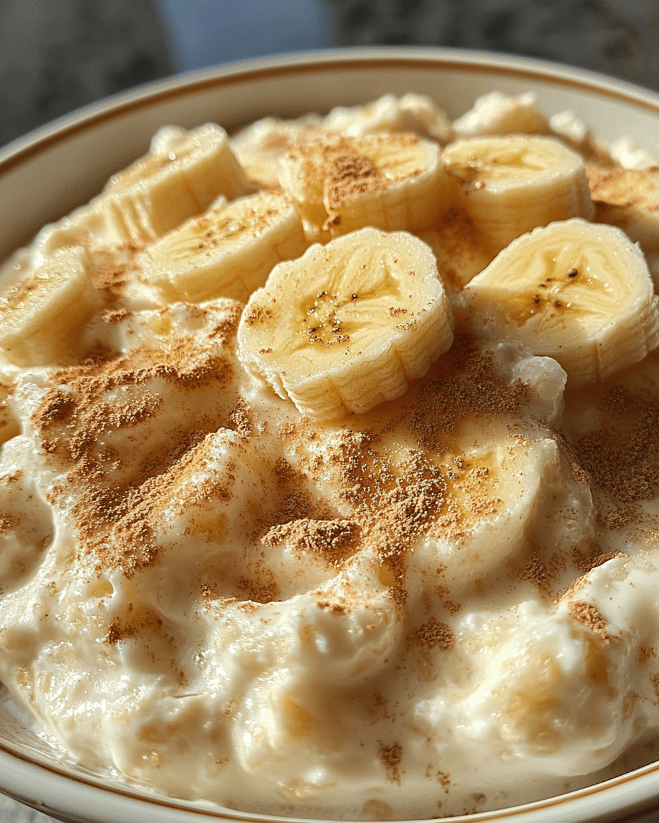 Cottage Cheese Banana Pudding