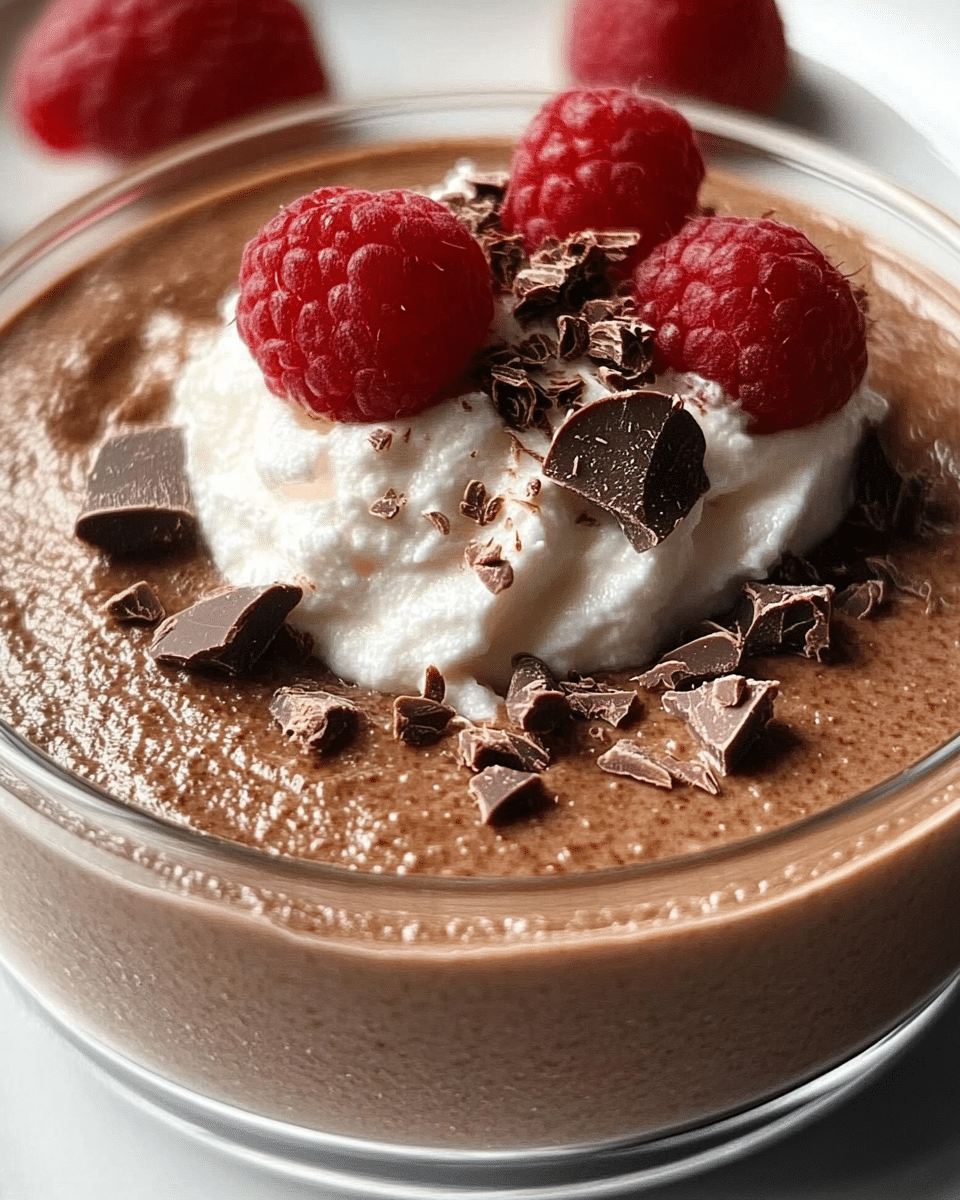 Cottage Cheese Chocolate Mousse