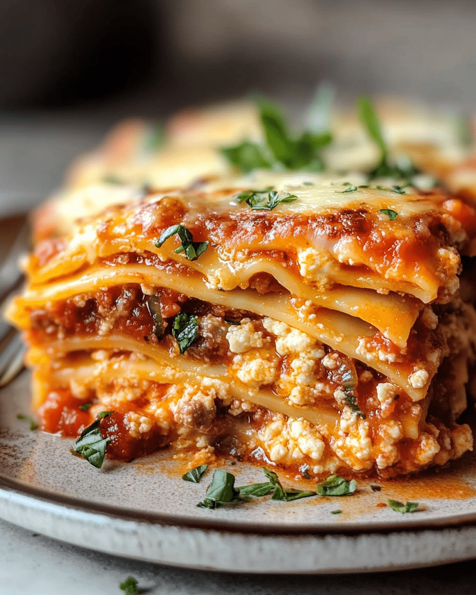 Cottage Cheese Lasagna