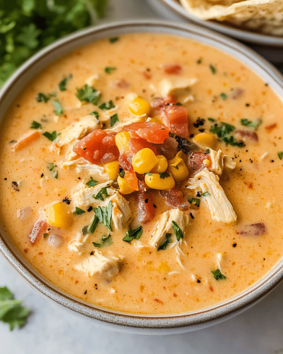 Creamy Southwest Chicken Soup