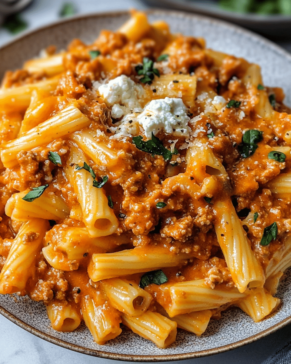 Creamy Turkey Bolognese with Cottage Cheese