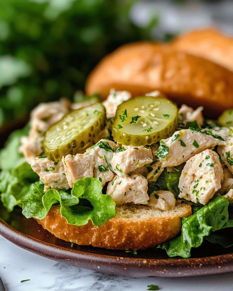 Dill Pickle Chicken Salad