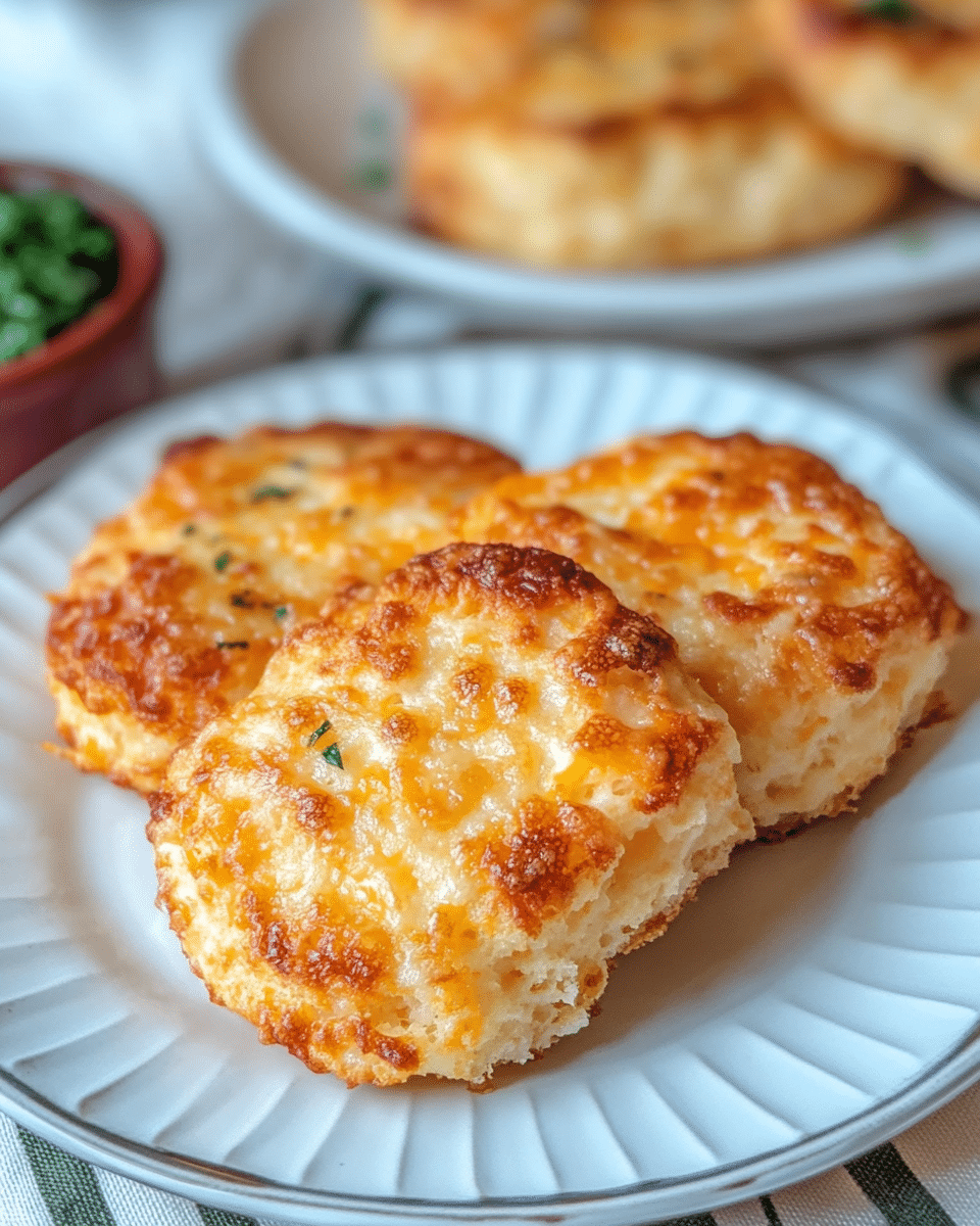 Easy Air Fryer Keto Cheddar Cottage Cheese Biscuits