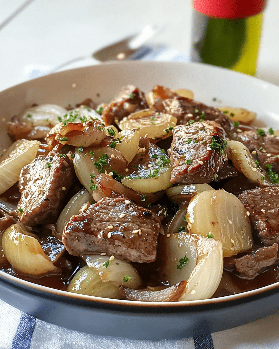 French Onion and Beef Dinner