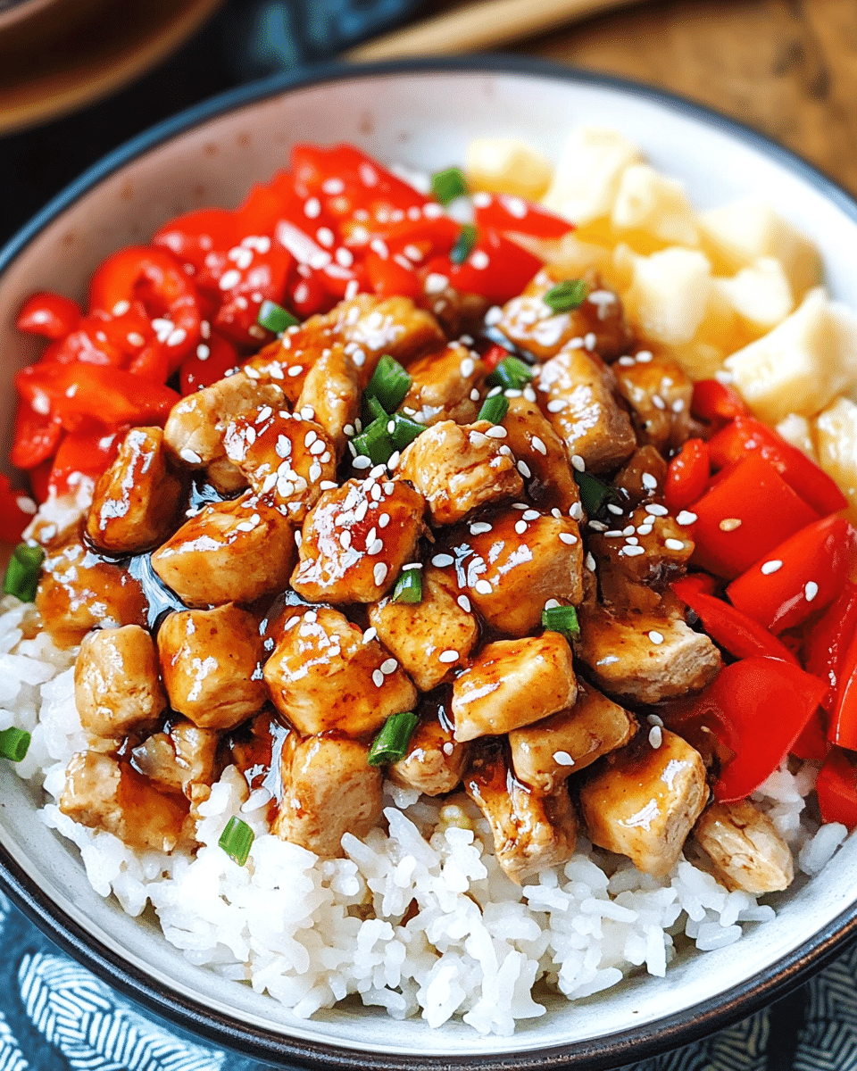 Hoisin Chicken Rice Bowl