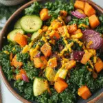 Kale Salad with Carrot Ginger Dressing