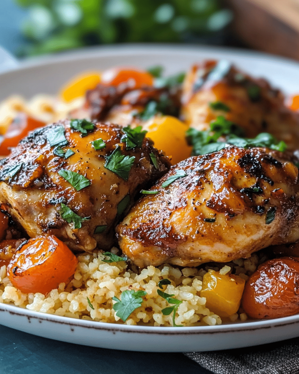 Moroccan Chicken Thighs