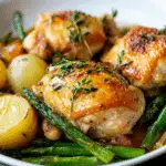 One-Pan Roasted Chicken with Spring Vegetables