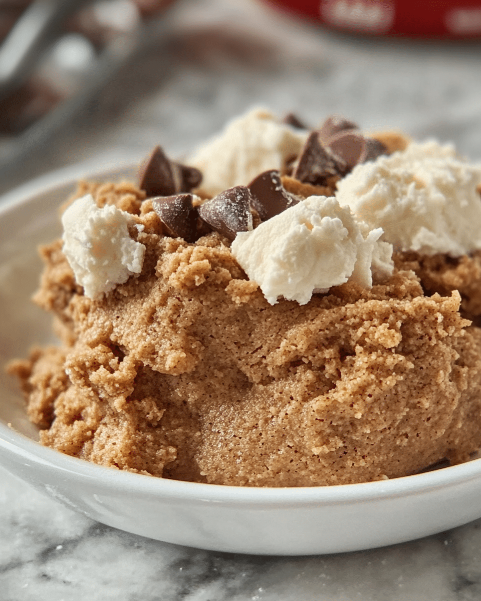 Pumpkin Cottage Cheese Cookie Dough