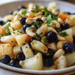 Spicy Blueberry Jicama Salad with Cashews