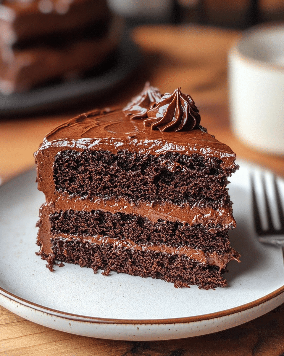 Super Moist Chocolate Cake