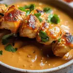 Thai Chicken Satay with Peanut Sauce