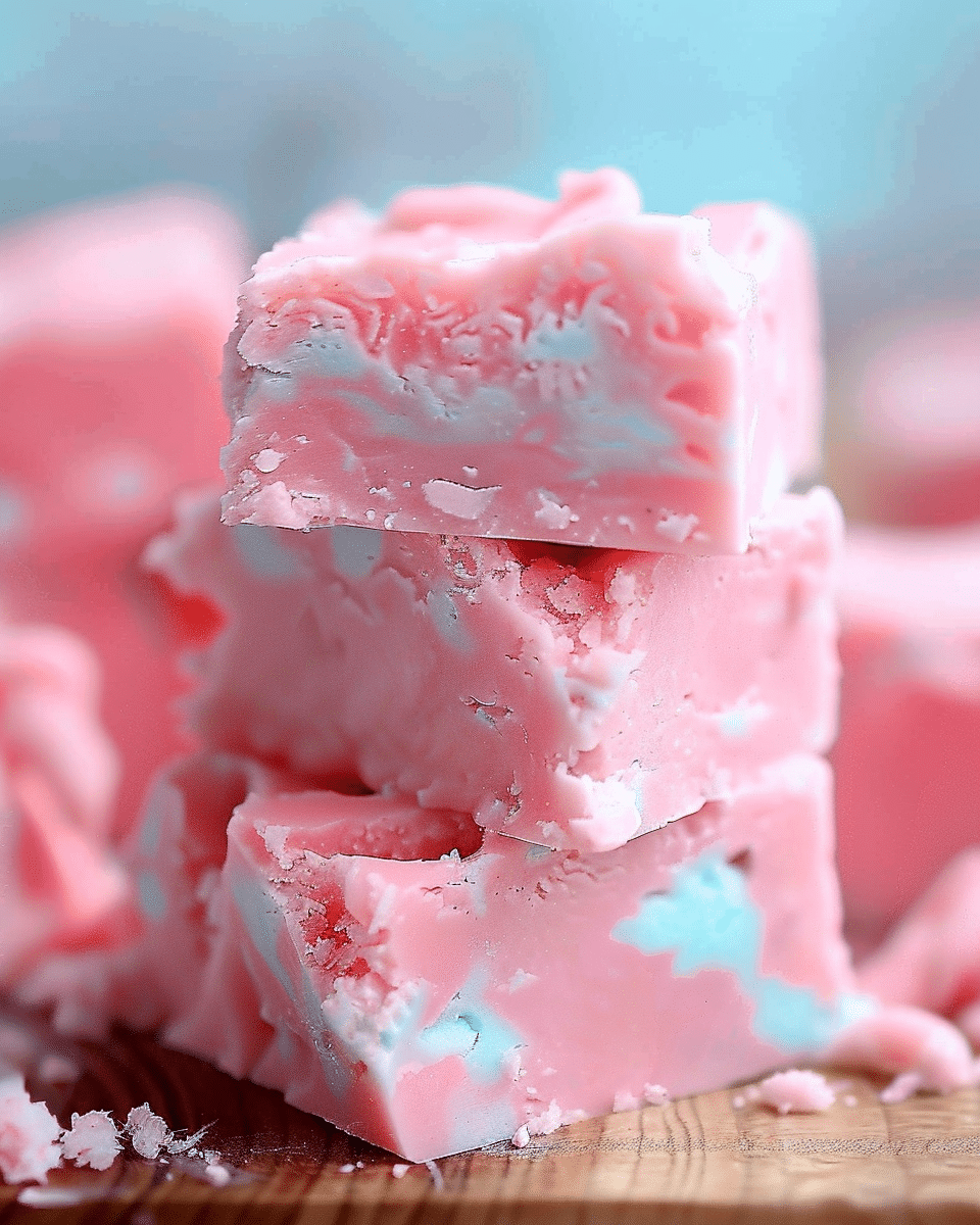 Cotton Candy Fudge