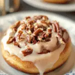 THE BEST Browned Butter Frosted Pecan Cinnamon Rolls