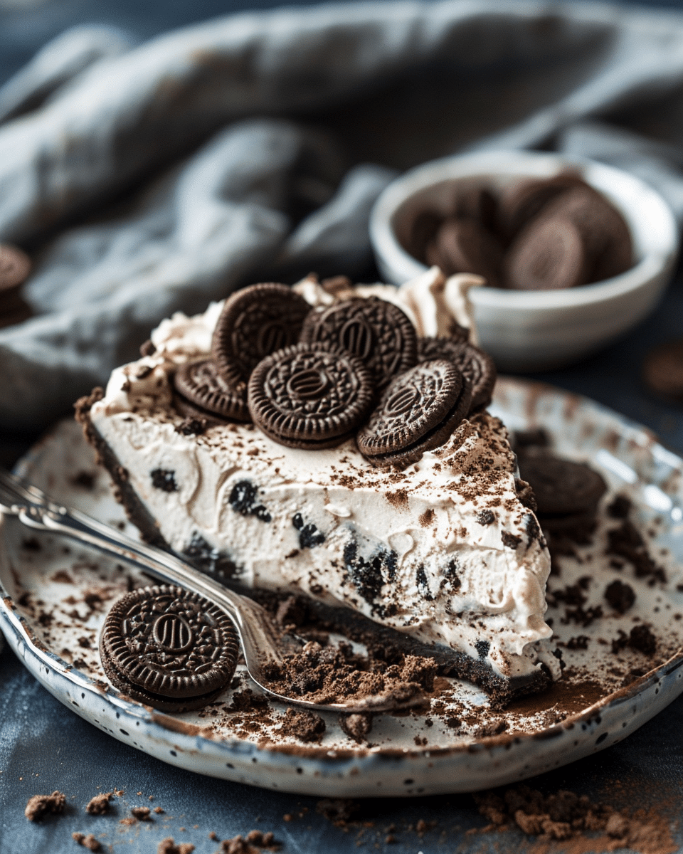 No-Bake Oreo Mud Pie