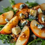 Caramelized Pear and Blue Cheese Salad