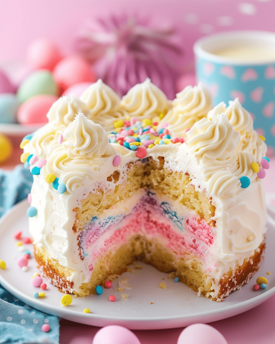 Swirled Easter Cake