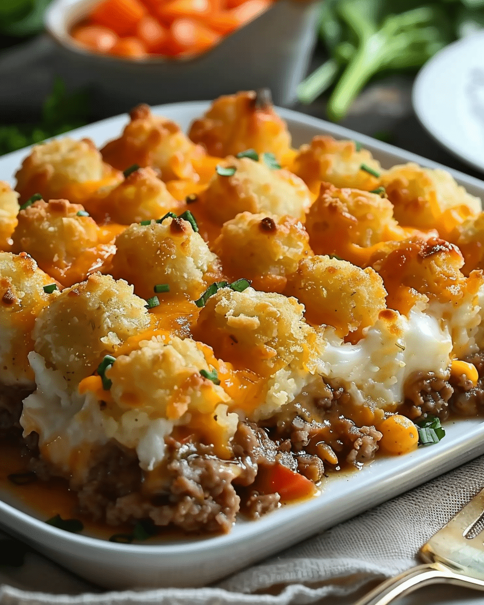 Shepherd’s Pie Tater Tot Casserole