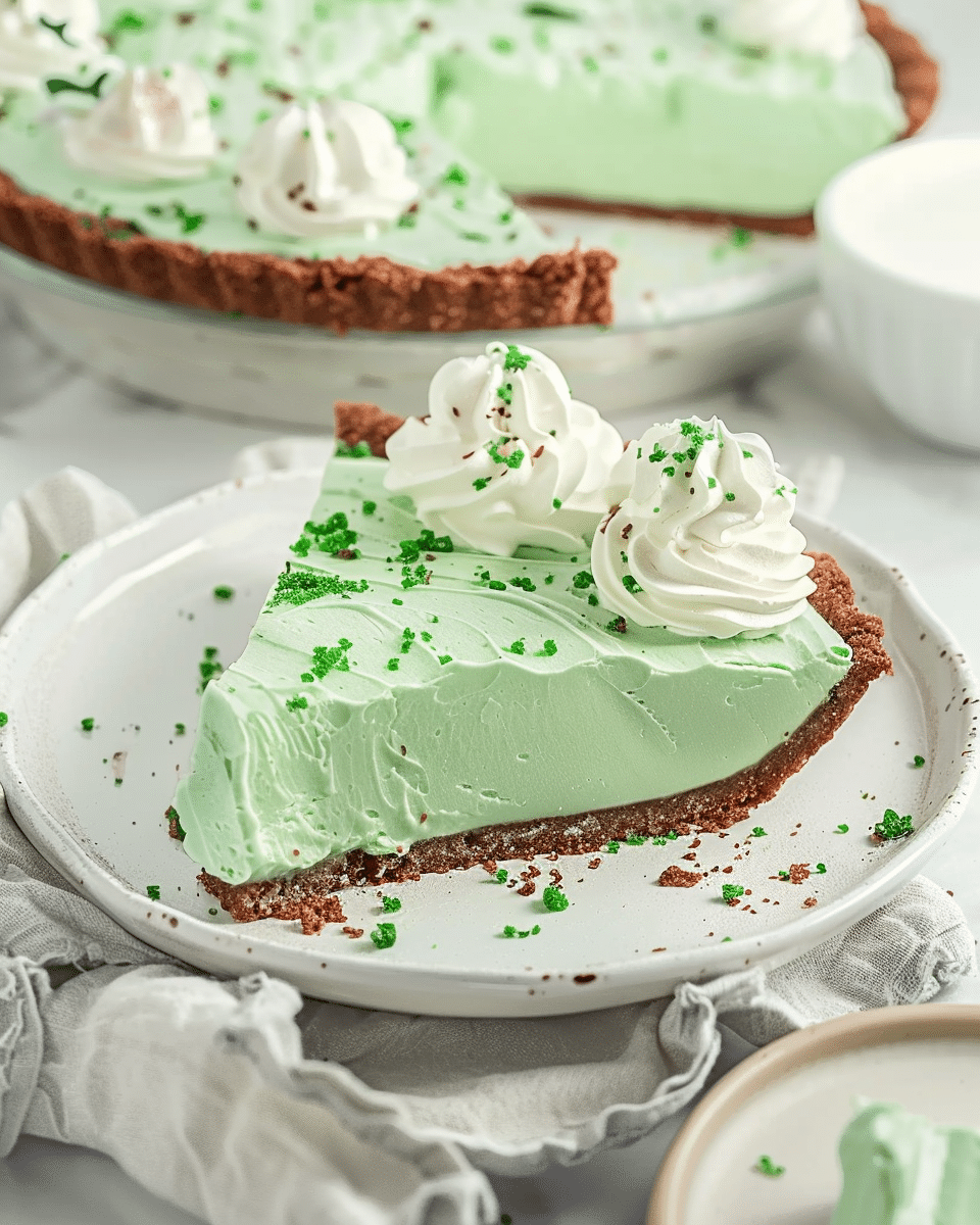 Shamrock Shake Pie