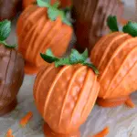 Adorable Carrot Chocolate Covered Strawberries