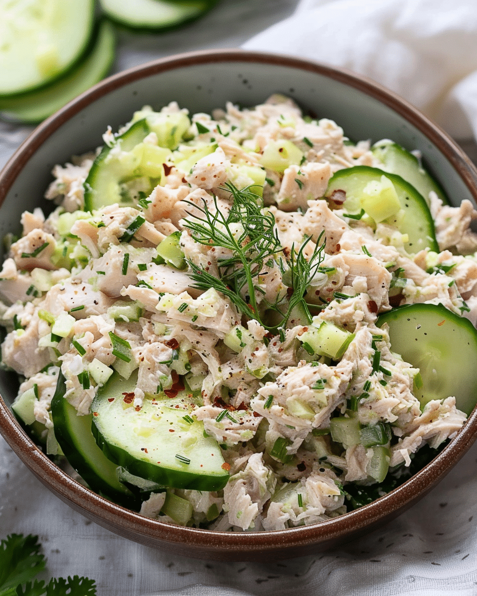 Cucumber Tuna Salad