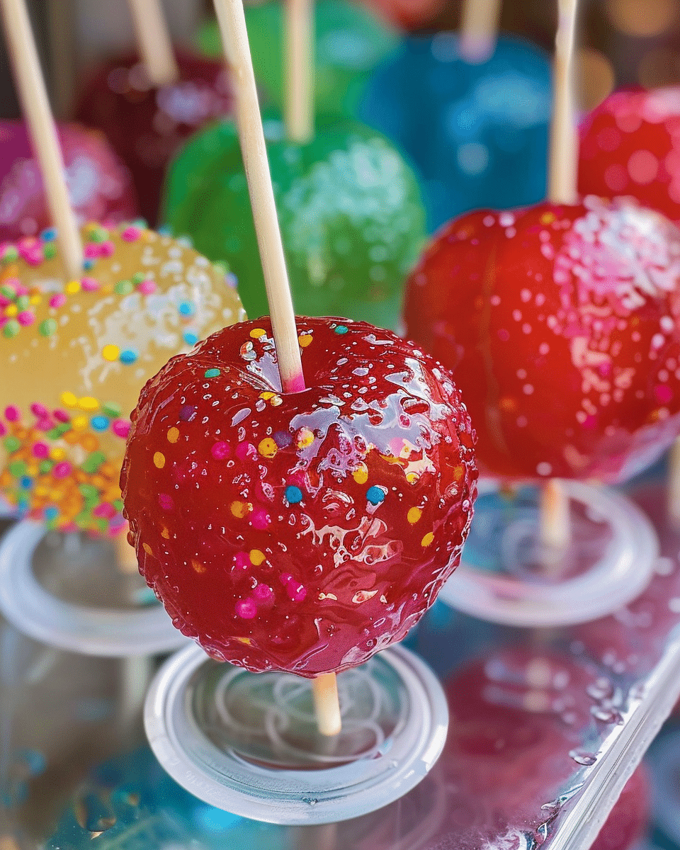 Jolly Rancher Candy Apples