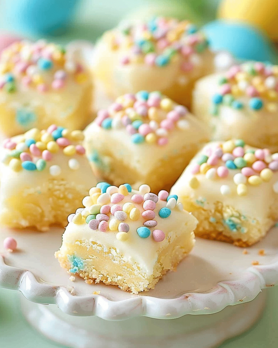 Easter Shortbread Cookie Bites