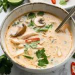 Slow Cooker Tom Kha Soup (Thai Coconut Chicken Soup)