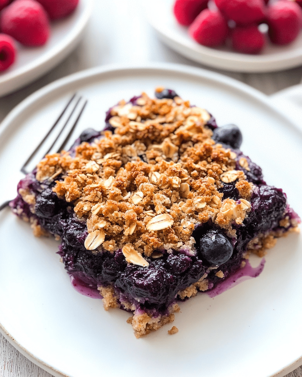 Ultimate Healthy Blueberry Crumble – Sweet, Crispy & Guilt-Free