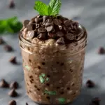 Mint Chocolate Chip Overnight Oats