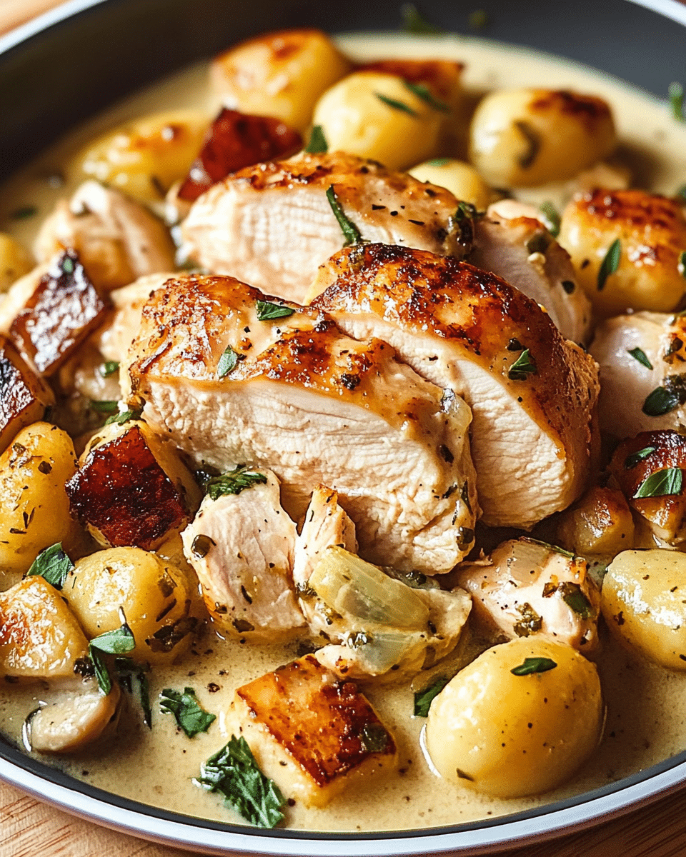 One-Pan Chicken and Gnocchi