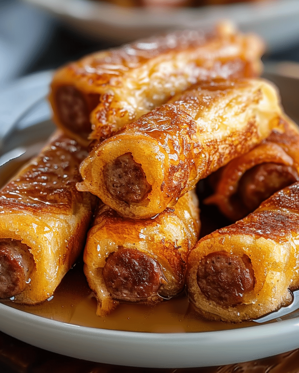 Sausage French Toast Roll-Ups