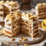 Heavenly Banana Walnut Cream Cake