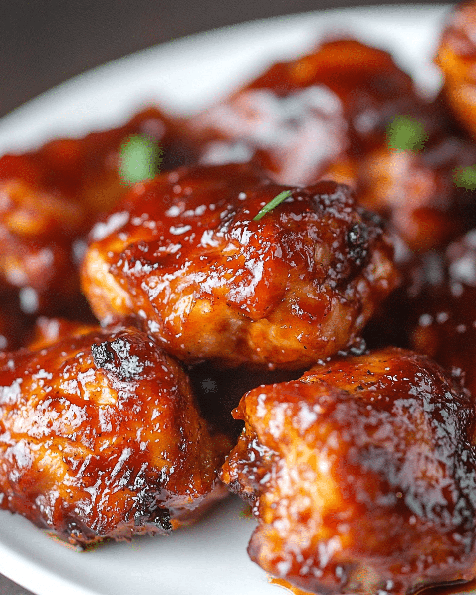 Air Fryer BBQ Chicken Thighs (Ninja Speedi)