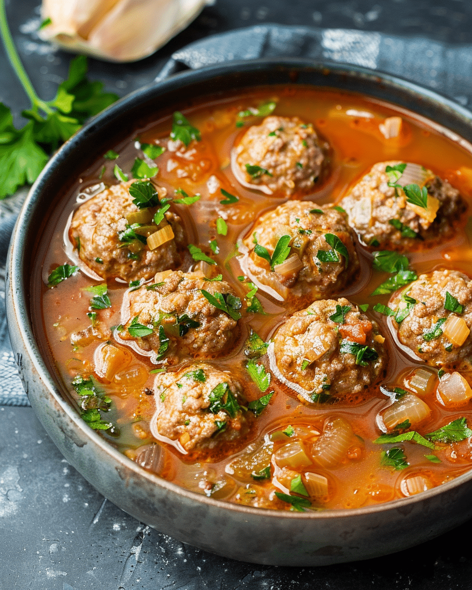 Albondigas Soup (Mexican Meatball Soup)