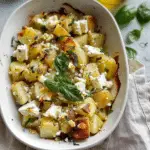 Baked Feta Potatoes