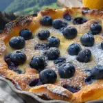 Blueberry Lemon Dutch Baby